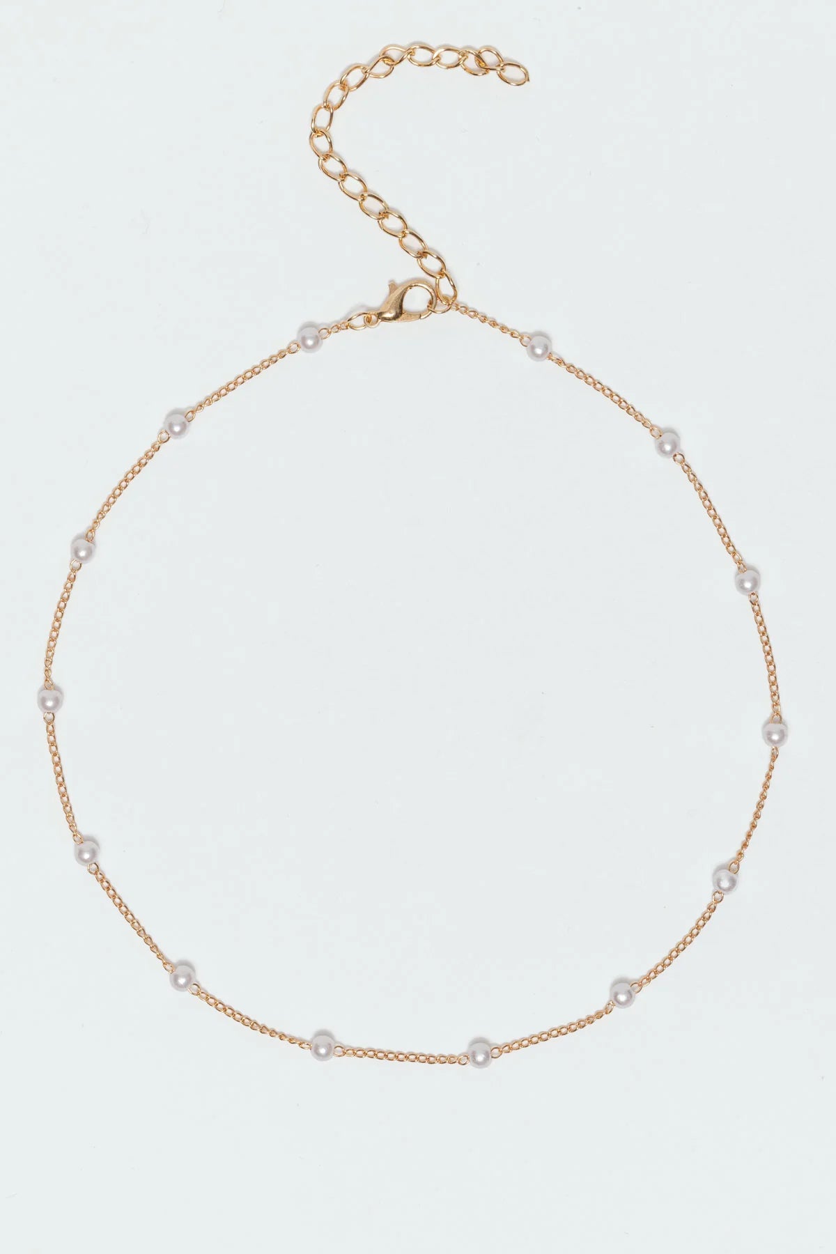 Spaced Out Pearly Necklace